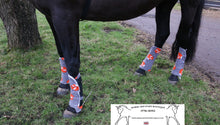 Load image into Gallery viewer, Patterned fleece and faux fur exercise boots