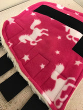 Load image into Gallery viewer, Patterned fleece and faux fur exercise boots