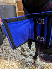 Load image into Gallery viewer, Printed Fleece Stable Rug Buckle guard