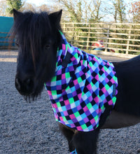 Load image into Gallery viewer, Headless horse hoods. Fleece neck cover pjamas
