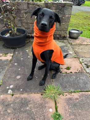 Polar fleece dog jumper
