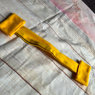 X full yellow fleece brow band