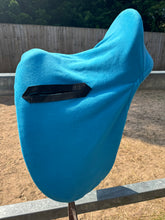 Load image into Gallery viewer, Turquoise  fleece ride on saddle cover