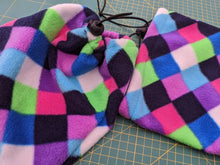 Load image into Gallery viewer, Small stirrup Covers, printed fleece