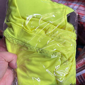 Full size fluorescent yellow bib