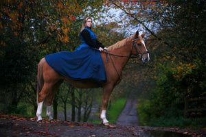 Reversible Waterproof circular riding skirt
