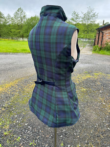 Green tweed waistcoat