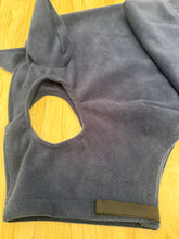 Load image into Gallery viewer, Navy fleece horse hood