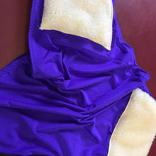 Load image into Gallery viewer, Purple Lycra wither and chest protection bib