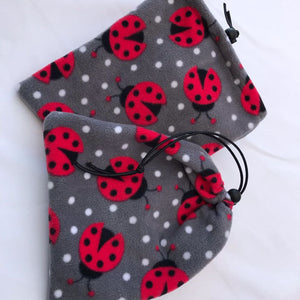 Small stirrup Covers, printed fleece