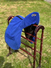 Load image into Gallery viewer, Embroidered storage saddle cover with girth tabs