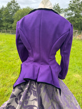 Load image into Gallery viewer, Purple concours outfit. Astride or side saddle.