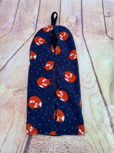 Fleece bridle bags