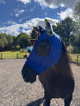 Load image into Gallery viewer, Whacky dinosaur fleece horse heads