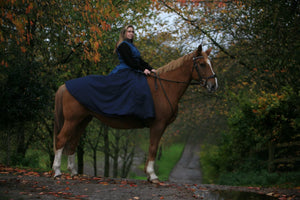 Reversible Waterproof circular riding skirt