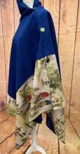 Load image into Gallery viewer, Royal Blue wool cape.