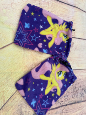 My little pony xl stirrup covers.