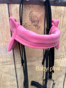 Fleece browband covers