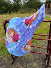 Load image into Gallery viewer, Sale - Frozen fleece saddle cover.