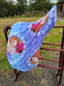 Sale - Frozen fleece saddle cover.