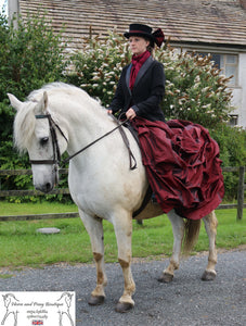 Ruched taffeta skirts