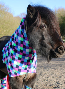 Standard shetland pony fleece neck cover