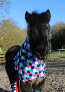 Standard shetland pony fleece neck cover