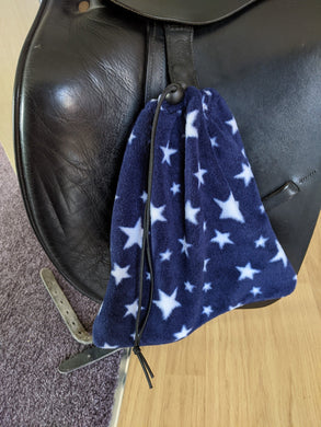 Small stirrup Covers, printed fleece