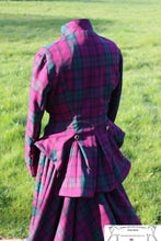 Load image into Gallery viewer, Burgundy tartan astride outfit