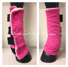Load image into Gallery viewer, Fleece exercise boots with faux fur lining