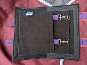 Turnout rug buckle guard . Buckle Cover