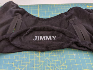 Embroidered saddle cover