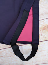 Load image into Gallery viewer, navy and pink neoprene bib