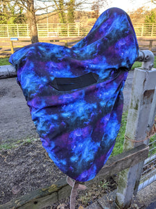 Dressage galaxy print saddle covers. WATER RESISTANT