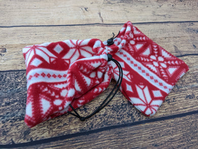 Christmas stirrup covers
