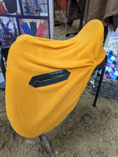 Load image into Gallery viewer, Ocre yellow ride on fleece saddle cover