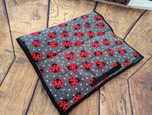 Load image into Gallery viewer, Grey lady bird  saddle pads