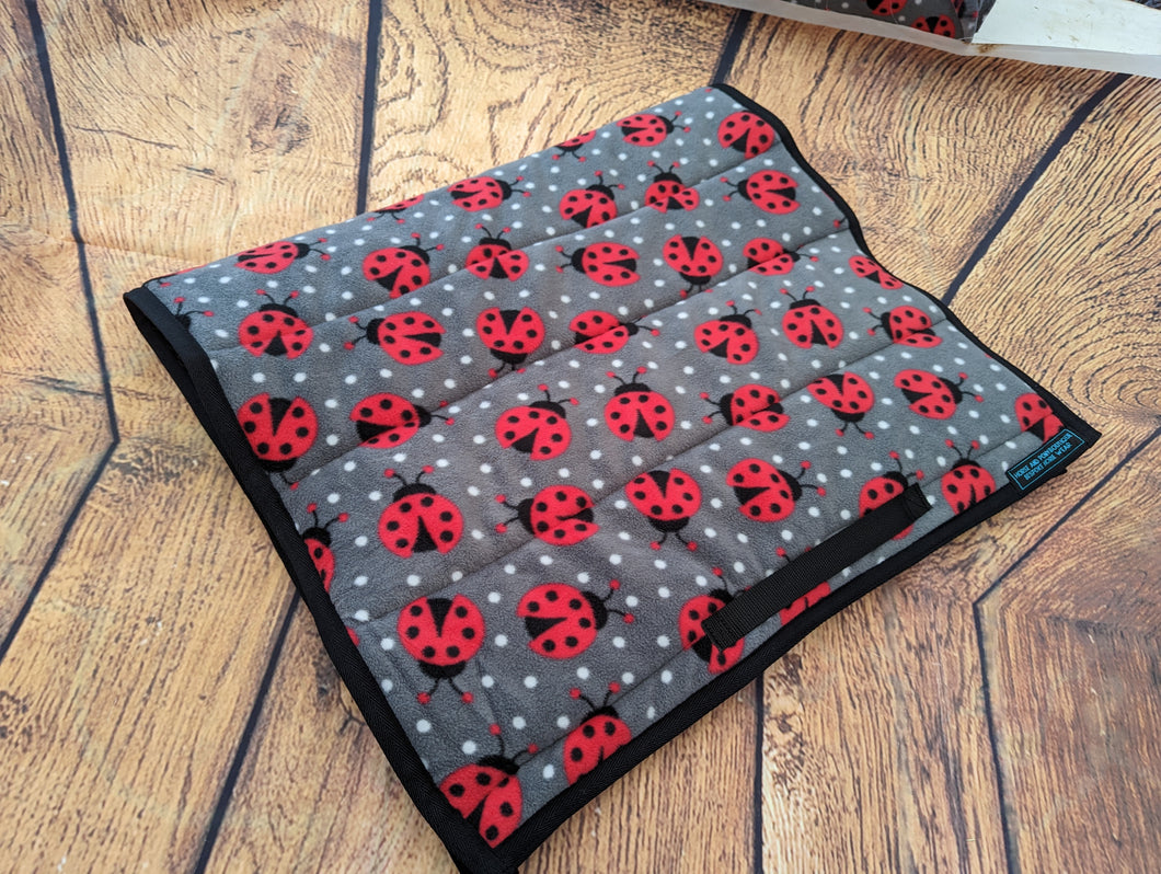 Grey lady bird  saddle pads