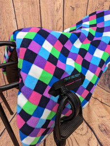 SALE - ALL SIZES. Harlequin ride on saddle cover