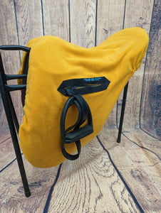 SALE - ALL SIZES. Mustard ride on saddle cover