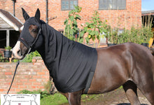 Load image into Gallery viewer, Quilted horse hood navy or black