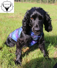 Load image into Gallery viewer, Water resistant galaxy print dog jumper