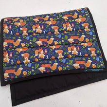 Load image into Gallery viewer, Fox print cotton saddle pads/numnahs