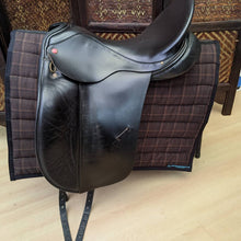 Load image into Gallery viewer, Brown tweed print saddle pad